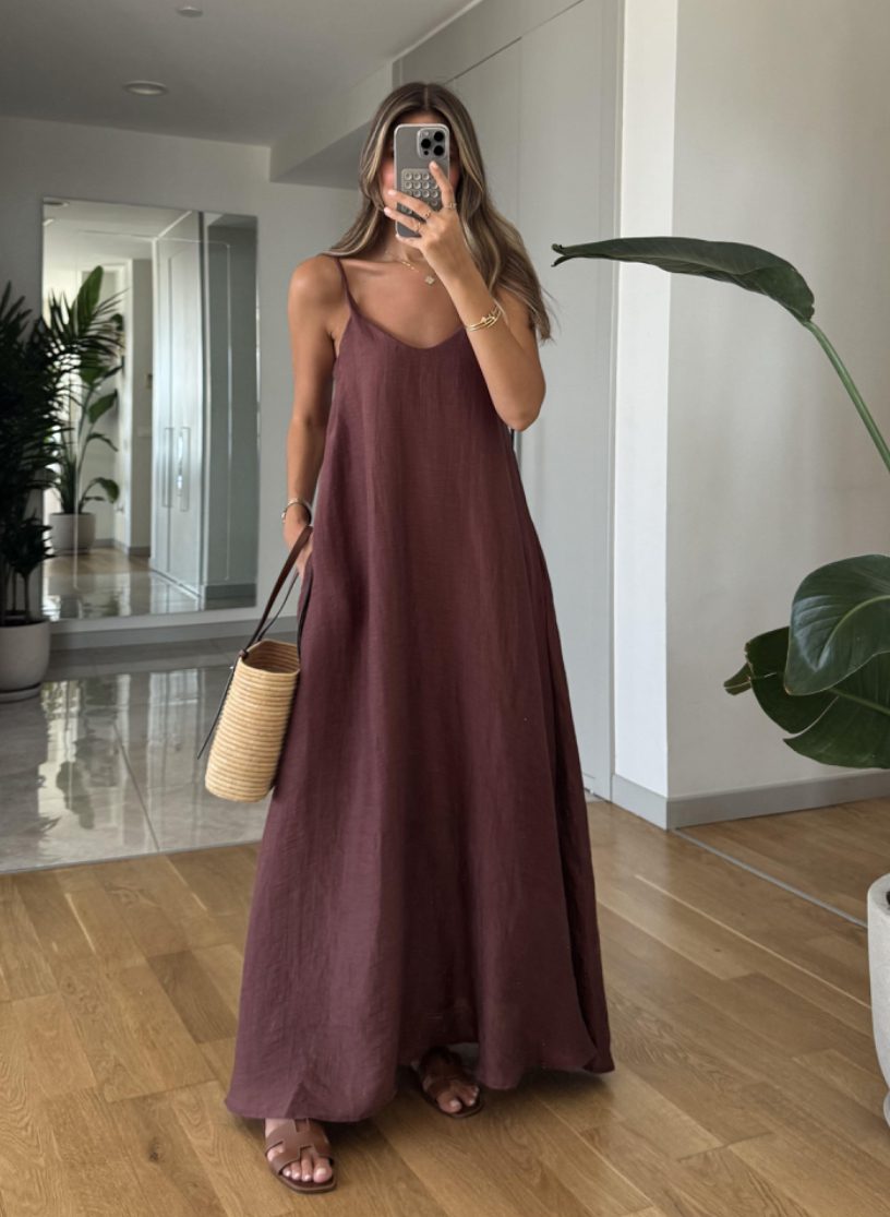 womens linen white dress White Linen Short Sleeve Women Summer Midi Dress 3706