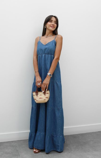 Dlvn Maxi Denim Dress
