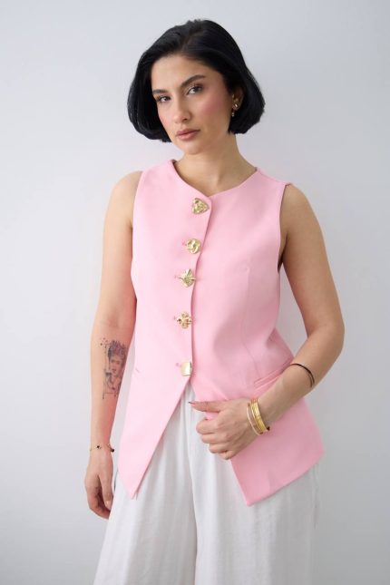 Massimo Pink Vest