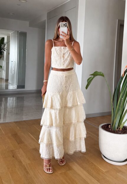 Fisto Ruffled Skirt Set