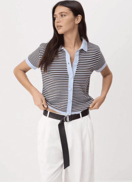 Summer Knit Polo Shirt