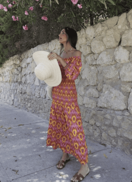 Off Shoulder Maxi Dress
