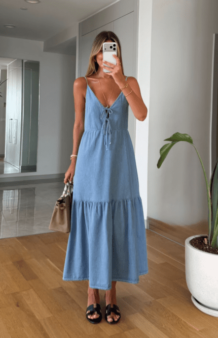 Mary Denim Dress