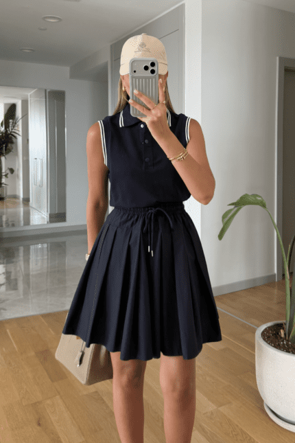 Kyre Navy Dress